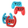 Joy-Con Controller Grip and Wheel for Nintendo Switch (Set of 2) Racing Steering Wheel Controller Comfortable Wear Resistant Grip