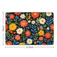 thumbnail image 5 of Pioneer Flower Floral Print Flannel Non Slip Door Rugs,Washable Door Mats Indoor,Decorative Door Mats,Dirt-Resistant and Absorbent Doormat for Entrance,Bedroom,Kitchen,Bathroom,23.5"x16", 5 of 5