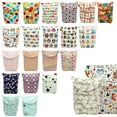 thumbnail image 3 of Baby Diaper Storage Pouch Tote with Velcro Lock for Snack Toys Pacifier Bottles (Star Story), 3 of 3