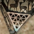 thumbnail image 6 of 7829 1 Set Triangular Hanging Furnace Bonfire Campfire Pit Camping Wood Stove Stand Frame Fire Rack Stainless Steel Mesh Fire Pit for Outdoor, 6 of 11