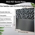 thumbnail image 3 of Plataforma de impresora 3D Sahvaim PEO PET Bambu Lab para X1C/X1/X1E, 3 of 7