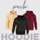 thumbnail image 5 of Paquete De 3 Sudaderas Stretch Hoodie Felpa Con Gorro Sport, 5 of 6