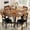 Brown, variant on Strundghti 5-Piece Round Dining Set for 4 with Upholstered Chairs, Space-Saving Kitchen Table with Sturdy Metal Frame for Small Apartments or Dining Rooms, Rustic Brown/Gray/Walnut/Black
