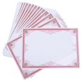 thumbnail image 3 of Inner Paper For Certificate Printing 50 Sheets Red European Style Writable Smooth Edges, 3 of 4