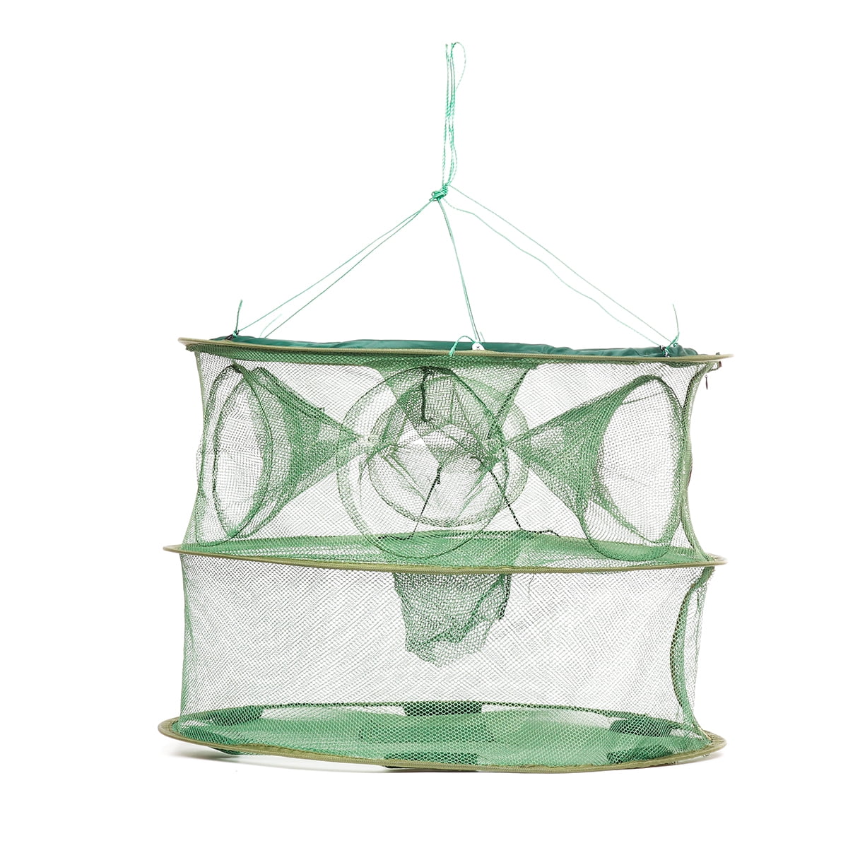 Portable Folded Fishing Net Fish Shrimp Minnow Crayfish Crab Baits Cast