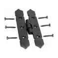 thumbnail image 3 of Renovator's Supply Cabinet H Hinge Black Iron Spear Tip 4" H Screws Included, 3 of 8