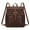 Coffee, variant on Women Convertible Backpack Purse Casual Crossbody Bag for Travel Work, Black