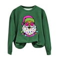 thumbnail image 2 of EGNMCR Chandail en Molleton de Noël Mode Décontractée pour Femmes Manches Longues Col Rond Imprimé Chandail en Molleton Blouse, 2 of 3