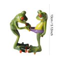 thumbnail image 2 of Artesanía De Resina Yoga Frog | Pequeña Y Bonita, Adecuada Para Cualquier Escena, ¡Llenando La Vida Cotidiana De Inspiración!, 2 of 3
