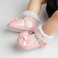 thumbnail image 3 of Zecgelong Infant Baby Girls Soft Sole Bowknot Princess Dress Newborn Light Baby Sneaker Shoes Girls' Snow Boots‌ 0-6 Months, 3 of 4