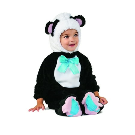 Rubie's Costume Co Baby Panda Bear Super Plush Costume, Multi, Sizes 6-12 M & 12-18 M