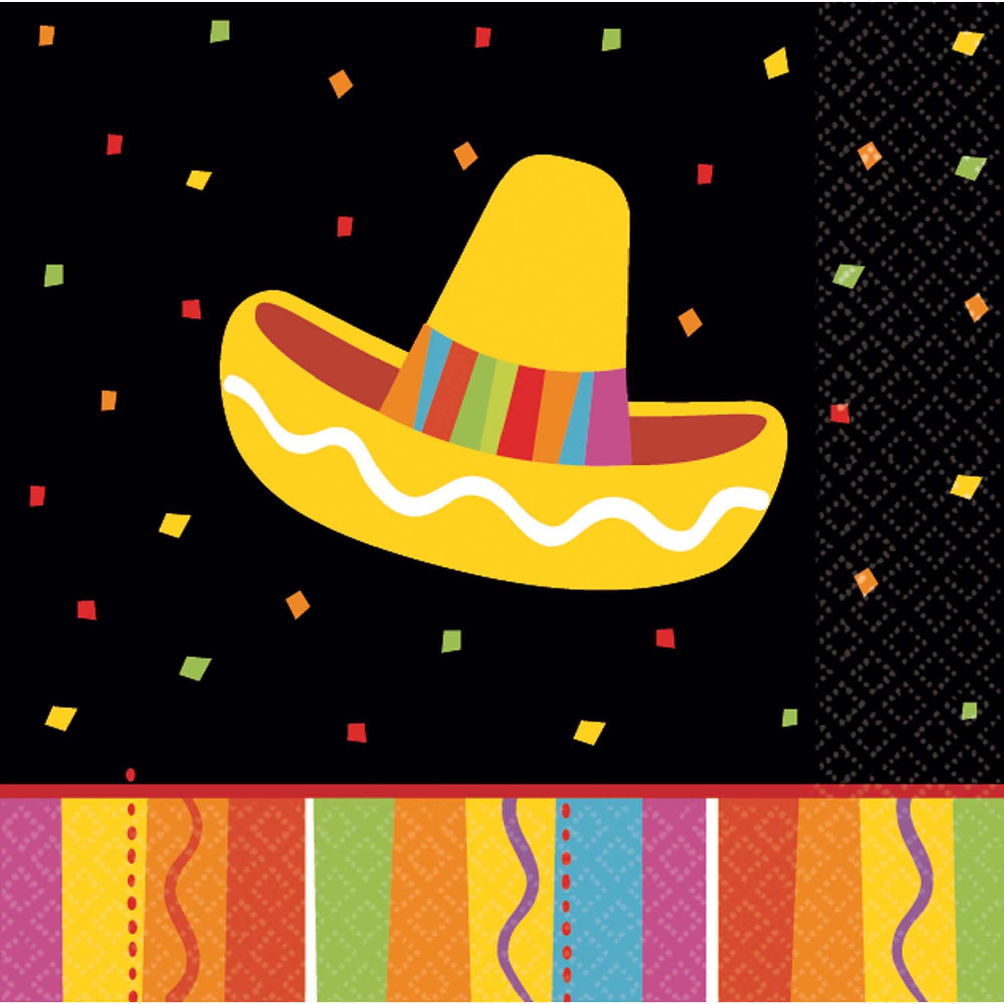 Fiesta Fun Beverage Napkins by Amscan, Inc.