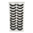 thumbnail image 1 of 10 pares de pestañas postizas autoadhesivas reutilizables, largas y densas, pestañas postizas de CACAGOO Pestañas postizas, 1 of 6