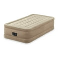 thumbnail image 2 of Intex Twin Ultra Plush Fiber-Tech Raised Air Mattress with Built-In Pump 64455E, 2 of 6
