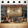 thumbnail image 3 of Western Cowboy Mugshot Backdrop Money Reward Photography Background Rustic Western Wooden Prison Backdrop Wild West Party Photo Booth Props Photographic Studio Photo Backgrounds Tablecloth, 3 of 5