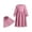 Hot Pink1844, variant on HAYIMI Outfit Sets Elegant Girls Abaya And Hijab Long Sleeve Prayer Dress With Scarf Party Wear For Toddler Kid Versatile Summer Solid Color Clothes Sets for Kids