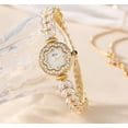 thumbnail image 5 of Luxury Rhinestone Accented Women's Quartz Wrist Watch - Stylish Timepiece - Water Resistant, Precise Timekeeping, Elegant Trendy Design, 5 of 7