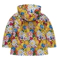 thumbnail image 2 of ATOGUTA Boys Girls Coats Cute Print Zip Up Hooded Jacket Boys Girls Long Sleeve Windproof Coat Yellow, Size 1T-5T, 2 of 5