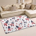 thumbnail image 2 of Rocket Pattern Memory Foam Area Rug 60"x39" Non Slip, Absorbent, Fade Proof for Living Room, Bedroom, Office, 2 of 7