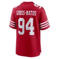 thumbnail image 3 of Men's Nike Yetur Gross-Matos  Scarlet San Francisco 49ers Team Game Jersey, 3 of 6