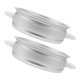 thumbnail image 1 of Luxshiny 2Ud Cestilla De Vapor De Aluminio Universal Para Olla Arrocera Acero Plateado Para Verduras Y Dim Sum, 1 of 8