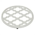 thumbnail image 5 of Home Basics Lattice Collection Cast Iron Trivet, White, 5 of 6