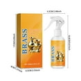 thumbnail image 3 of Brass Polish Spray, Instant Brass Cleaner for Tarnish Oxidation and Grime, Powerful Non-Toxic Safe for Decorative Items Hardware Fixtures, Easy Spray and Wipe No Scrubbing Required, Metal Polish, 3 of 8
