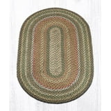 Capitol Earth Rugs 02-051 Fir-Ivory Jute Braided Rug - Walmart.com