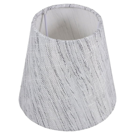 HONMEET 1Pcs Round Bottom Lampshade 9x14x13in Grey Cloth Modern Simple Style For Homeowners Interior Designers