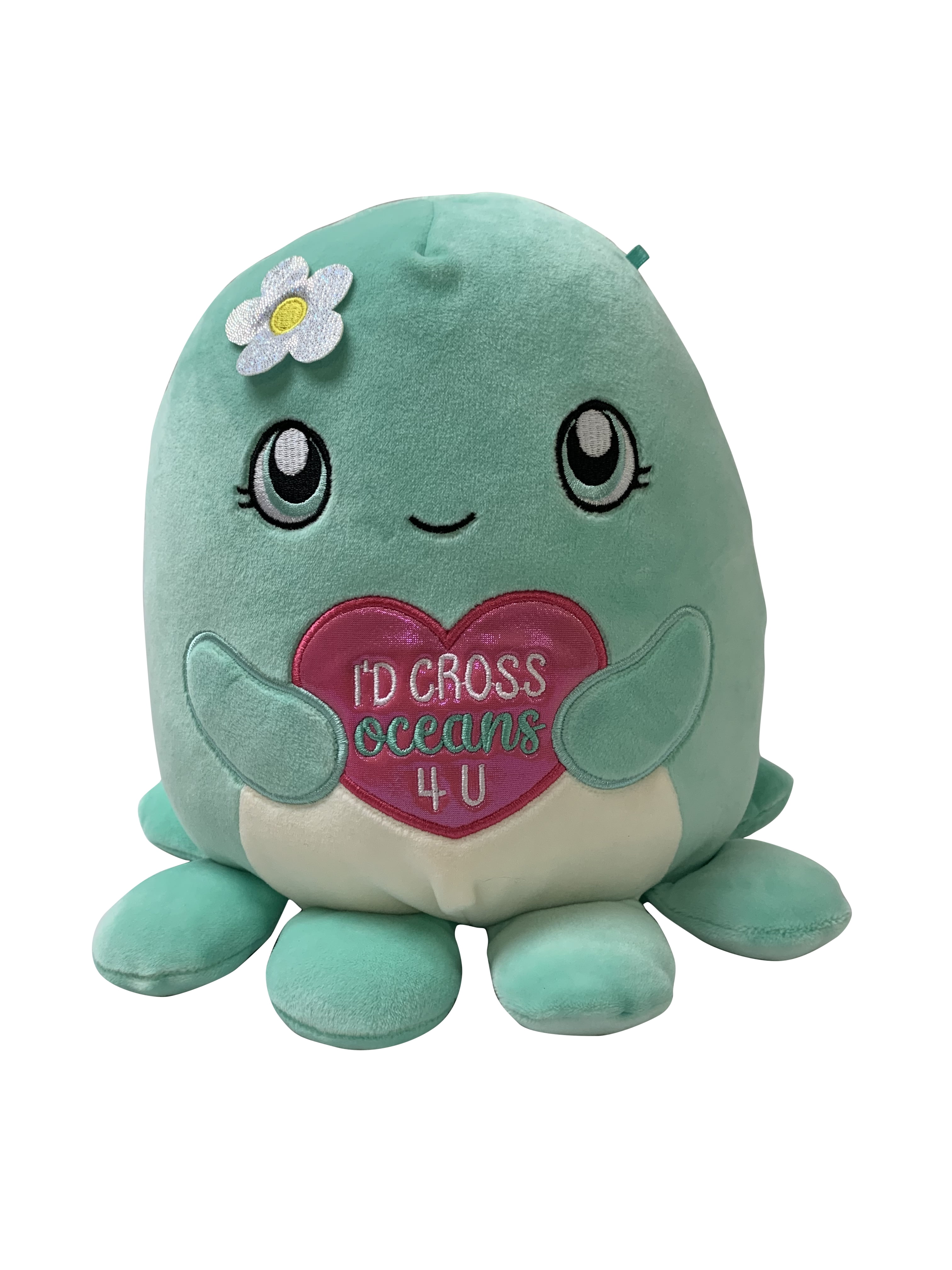 Details about   Squishmallows 8” Abby the Red Valentines Octopus NWT 