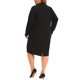 thumbnail image 3 of Conjuntos de Vestidos Plus Size Agnes Orinda para Mujeres, Trajes de 2 Piezas, Blazers, Chaqueta y Vestido Sin Mangas, Conjuntos de Trajes de Negocios Informales 1X Negro, 3 of 6