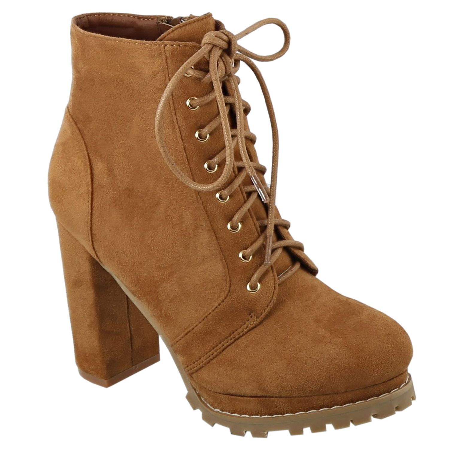 women's talore heeled hikers lug sole lace up bootie