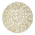 thumbnail image 3 of opvise Bowl Mat Multifunctional Wear Resistant Paper Home table Decoration Placemats for Cafes Beige Round, 3 of 8