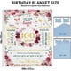 thumbnail image 2 of LHSHID 100th Birthday Decorations for Women Best 100th Birthday Gifts Soft Throw Blanket Gift Ideas for 100 Year Old Woman Birthday for Turning 100 Mom Grandma Wife 40"x50", 2 of 6