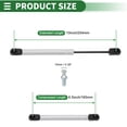 thumbnail image 5 of Unique Bargains 2 Set 45lb/200N/20kg 10inch/254mm Gas Struts Silver Tone for Car Truck RV Boat, 5 of 7