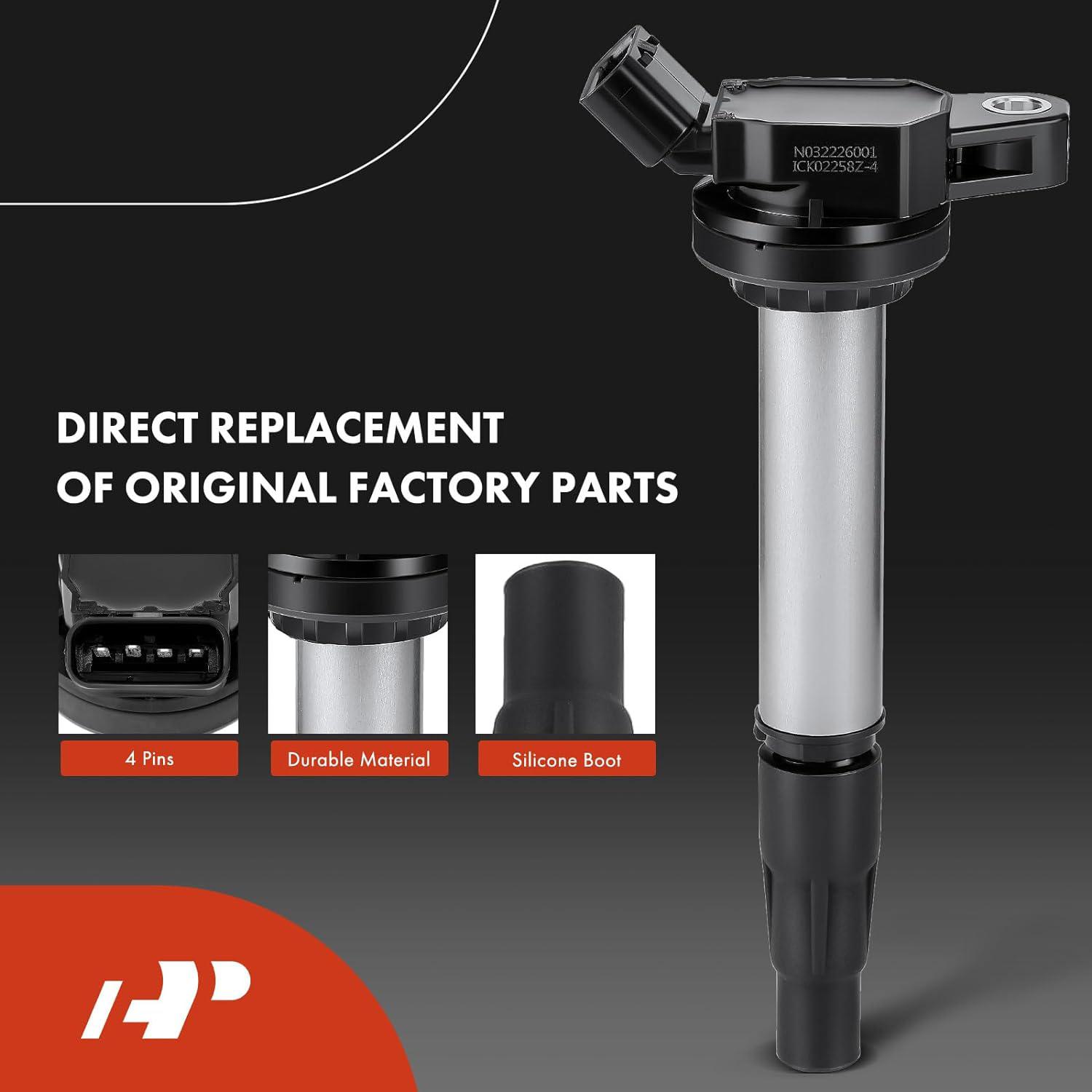 AFC Ignition Coil & Spark Plug Set For 2017 Corolla/Prius – UF596 OEM Replacement