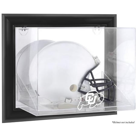 Colorado Buffaloes Black Framed Wall-Mountable Helmet Display Case