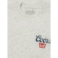 thumbnail image 2 of Tee Luv Men's Faded Coors Banquet Beer Front and Back Estd 1873 Logo Shirt (S), 2 of 6