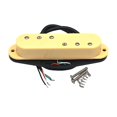 thumbnail image 3 of MERIGLARE Mini Ramasse-Guitare Électrique Humbucker 3+3 Pcs de Guitare à Tige Réglable Jaune, 3 of 9