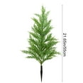 thumbnail image 3 of EWASWON Christmas Christmas Tree Garden Stake - 21.65 Inch Green Plastic Outdoor Decor, Easy Install for Yard, Lawn, Patio & Walkway Holiday Decoration, 3 of 6