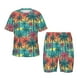 thumbnail image 1 of Balery Hawaii Palms Conjunto de Pijama Infantil de Manga Corta con Estampado – Ropa de Dormir de Algodón Suave-4X-Large, 1 of 6