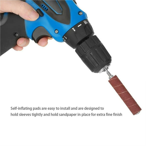 Drum Sander Sanding Kit Drill Press Fine Carpentry DIY Prop Workmanship Compact Size Package Box Convenience Long-lasting Woodwork Supplies