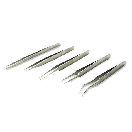 Multipurpose Tweezers Set 5 Pcs Jewelry Hobby Craft Pick Up Tools Multipurpose Tweezers Set 5 Pcs Jewelry Hobby Craft Pick Up Tools