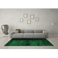 thumbnail image 3 of Ahgly Company Indoor Rectangle Abstract Green Modern Area Rugs, 5' x 8', 3 of 4