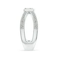 thumbnail image 3 of ANGARA Natural Diamond Criss Cross Solitaire Ring in 14K White Gold for Women (Size-5x3mm| Color-I-J| Clarity-I1-I2) | April Birthstone, Anniversary, Jewelry Gift for Women | Natural Diamond Ring, 3 of 10