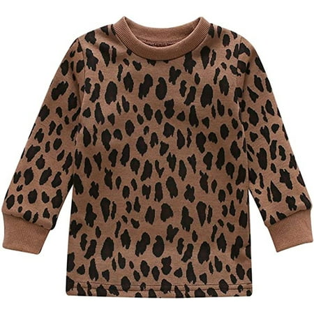 

Fanvereka Children s Boy s Leopard Printed Upper Outer Girl s Garment Pullover