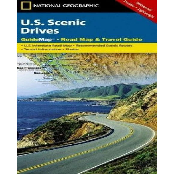 U.S. Scenic Drives (National Geographic Guide Map)