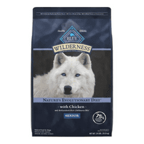Blue Buffalo Wilderness High Protein Natural Senior Dry Dog Food, Chicken 24 lb.