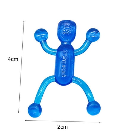 Stretchy Bendable Man Toy - Fun Colors, Slimy, Sticky, And Gooey