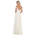 thumbnail image 2 of Formal Dress Shops Inc Juniors Womens Wedding Reception Off The Shoulder Long Dress, 2 of 3